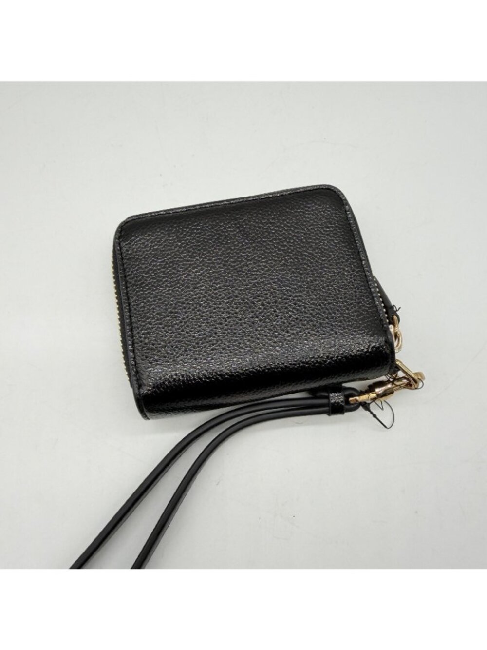 KARL LAGERFELD zip around leather small bi-fold women's wallet - Black - Picture 10 of 12